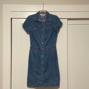 Vintage 90s Tommy Hilfiger Denim Dress